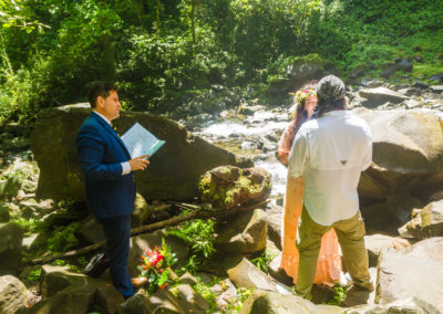 Fortuna waterfall marriage officiant