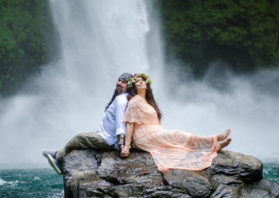 Fortuna waterfall elopement