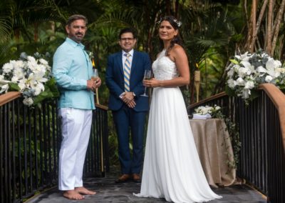 Hotel Tabacon wedding officiant