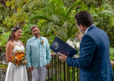 Hotel Tabacon wedding officiant